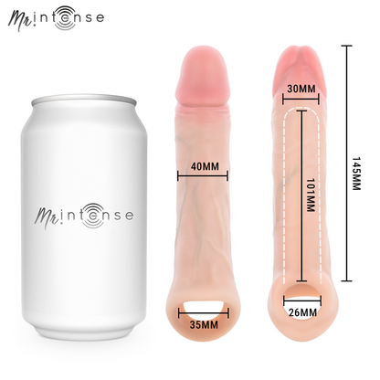 MR INTENSE - SIMON M GAINE DE PÉNIS EN SILICONE 14,5 CM -Ø- 4 CM