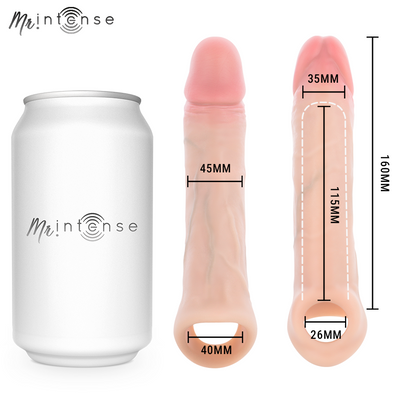 MR INTENSE - SIMON L SILICONE PENIS COVER 16 CM -Ø- 4.5 CM