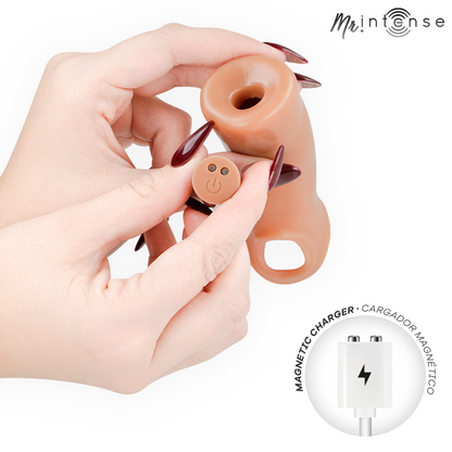 MR INTENSE - ARNOLD M ULTRA-REALISTIC VIBRATING PENIS SLEEVE 14.5 CM -Ø- 4 CM