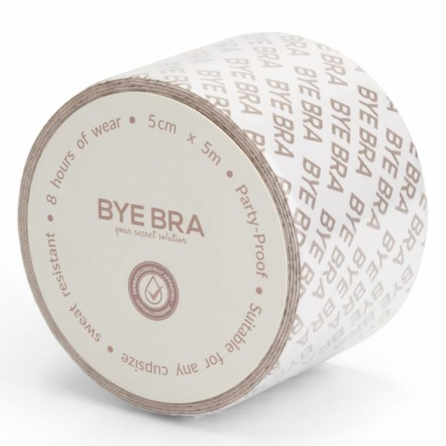 BYE-BRA - BODY TAPE DOUBLE SIDED DOUBLE SIDED TAPE BEIGE 5 X 500 CM