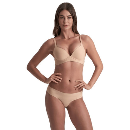 BYE-BRA - INVISIBLE THONG 2 PACK BEIGE &