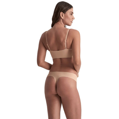 BYE-BRA - INVISIBLE THONG 2 PACK BEIGE &