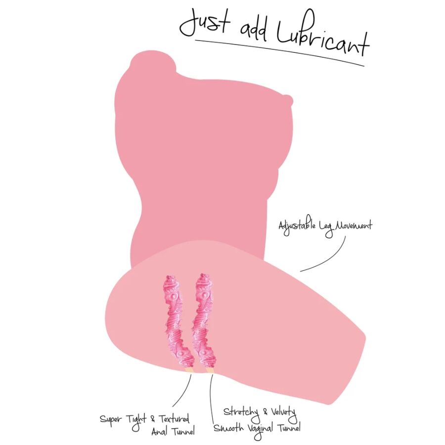 HIDDEN DESIRE - BIG COLLEGE FUCK SLUT FEMALE MASTURBATOR TORSO 15 KG