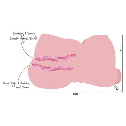 HIDDEN DESIRE - FAT FUCK QUEEN FEMALE MASTURBATOR TORSO 6 KG