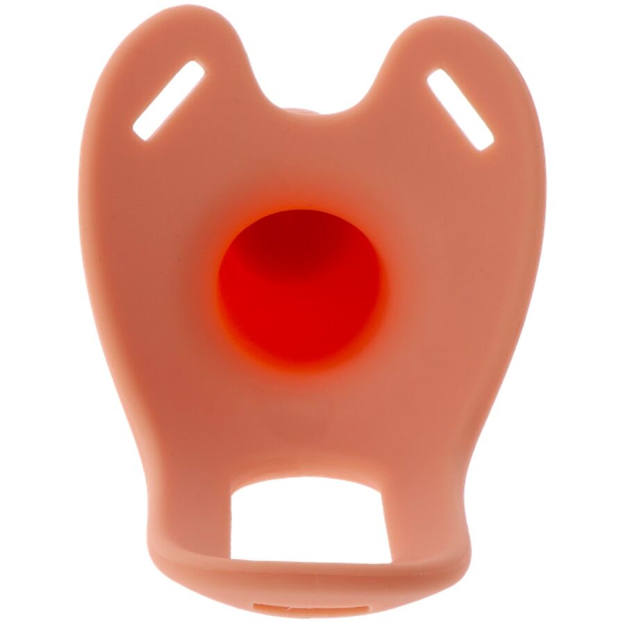 DÉSIR CACHÉ - GAINE DE PÉNIS INFERNO STRAP-ON SILICONE 18 CM