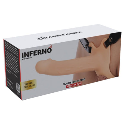 DÉSIR CACHÉ - GODEMICHON GAINE DE PÉNIS INFERNO AVEC SANGLE 20 CM