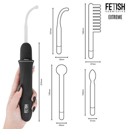 FETISH SUBMISSIVE - HIGH FREQUENCY ELECTROSTIMULATION WAND