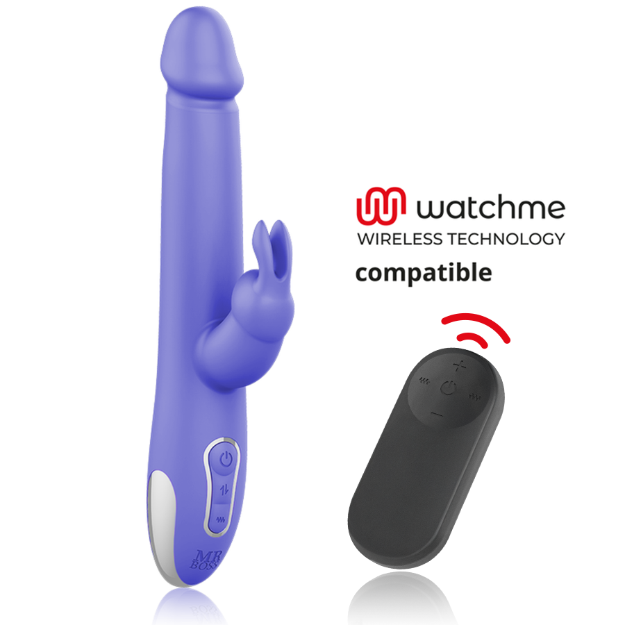 MR BOSS - VIBRADOR Y ROTADOR ARTURO + CONTROL REMOTO WATCHME