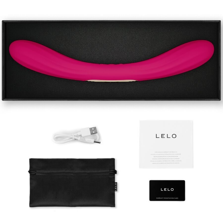 LELO - VIBREUR DOUBLE BOOMERANG CERISE