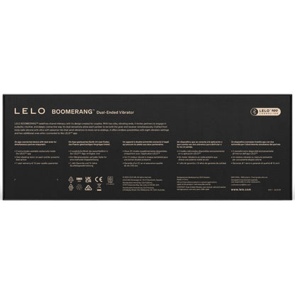 LELO - BOOMERANG DOUBLE ENDED VIBRATOR PURPLE