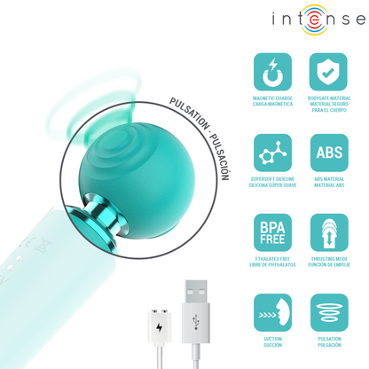 INTENSE - STIMULATEUR MULTIFONCTIONNEL À SUCCION ET VIBRATIONS HAMBY