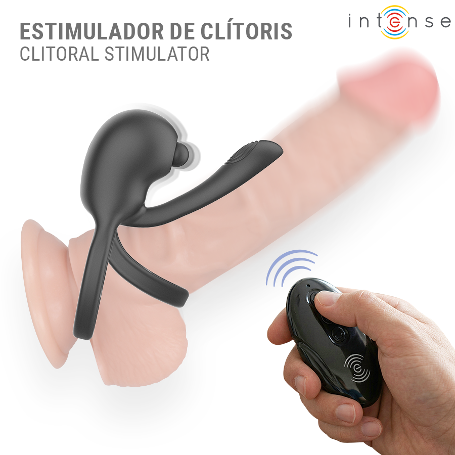 INTENSE - SPIKE REMOTE CONTROL VIBRATING PENIS RING