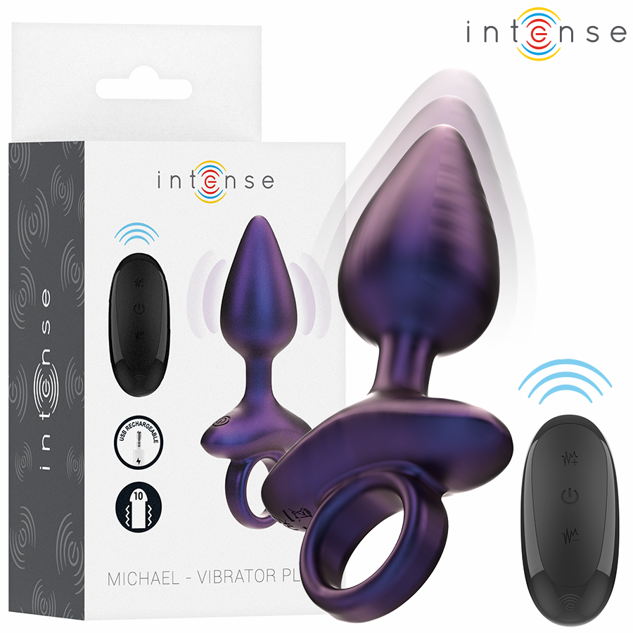INTENSE - MICHAEL VIBRATEUR ANAL TÉLÉCOMMANDÉ MODÈLE 2