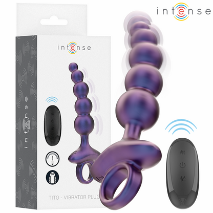 INTENSE - PLUG ANAL VIBRANT TITO MODÈLE 3 TÉLÉCOMMANDÉ