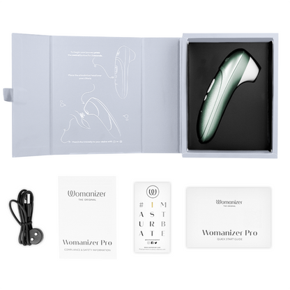 WOMANIZER - PRO VIBRANT CLITORAL STIMULATOR SAGE GREEN