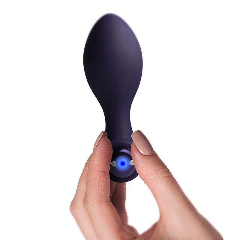 ROCKS-OFF - NOVA ORBITAL RECARGABLE PREMIUM Y POTENTE TAPÓN ANAL 16 FUNCIONES AZUL