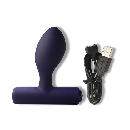 ROCKS-OFF - NOVA ORBITAL RECARGABLE PREMIUM Y POTENTE TAPÓN ANAL 16 FUNCIONES AZUL