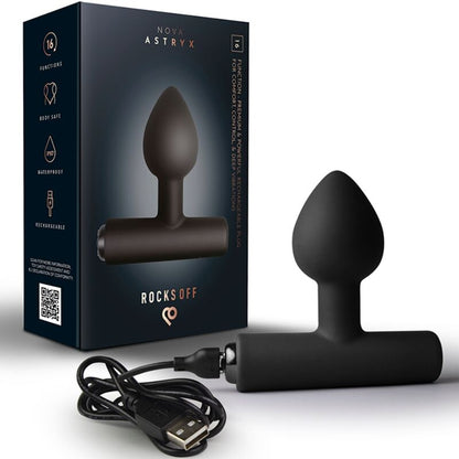 ROCKS-OFF - NOVA ASTRYX RECHARGEABLE PREMIUM & POWERFUL ANAL PLUG 16 FUNCTION