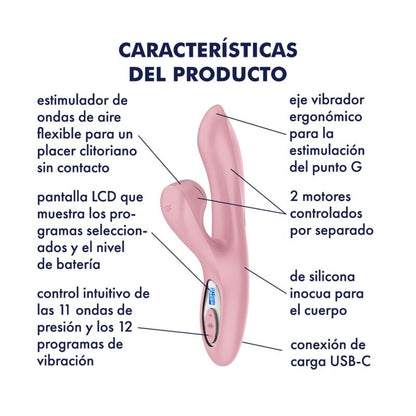SATISFYER - PRO+ G-SPOT GENERATION 2 PINK