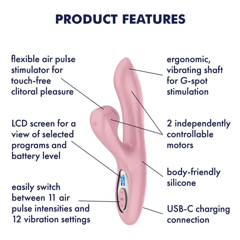 SATISFYER - PRO+ G-SPOT GENERATION 2 PINK