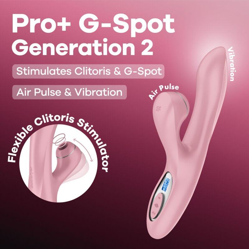 SATISFYER - PRO+ G-SPOT GENERATION 2 PINK