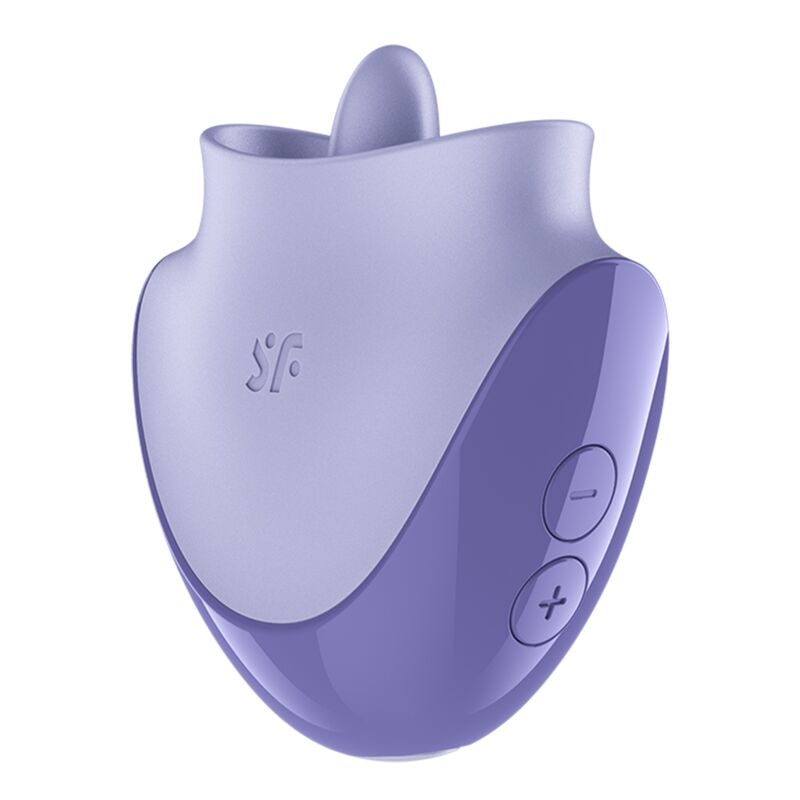 SATISFYER - TONGUE DANCER CLITORAL STIMULATOR WITH VIBRATION AND PULSATIONS LILAC