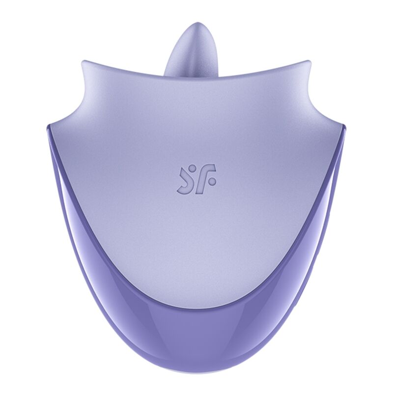 SATISFYER - TONGUE DANCER CLITORAL STIMULATOR WITH VIBRATION AND PULSATIONS LILAC