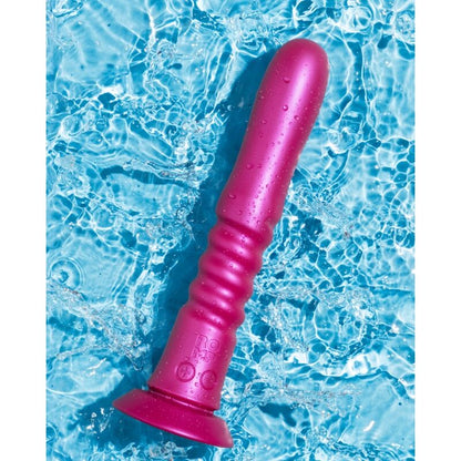 ROMP - JIGGLE UP AND DOWN VIBRATOR WITH PINK SUCTION CUP