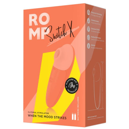 ROMP - SWITCH X CLITORAL STIMULATOR 6 LEVELS ORANGE