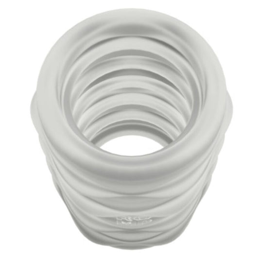 ROMP - MOSH TRANSPARENT MALE MASTURBATOR WITH 6 CM REVERSBLE SHEATH