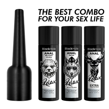 BLACK HOLE - ANAL LUBE APPLIER  L SIZE 100 ML