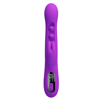 PRETTY LOVE - SABIEN RABBIT VIBRATOR WITH TAPPING STIMULATION AND PURPLE LED