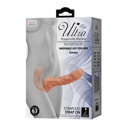 BAILE - EMMA TEXTURED DOUBLE PENETRATION STRAP-ON FLESH