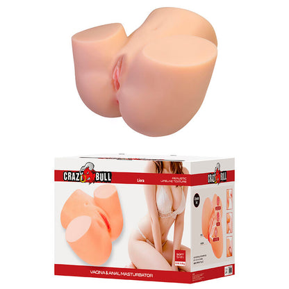 CRAZY BULL - MASTRURBADOR VAGINAL Y ANAL DOBLE LIORA XXL