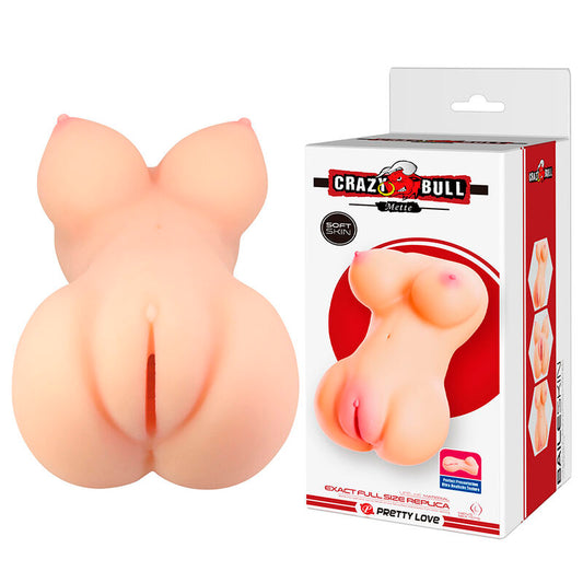 CRAZY BULL - METTE REALISTIC ASS AND VAGINA MASTURBATOR FLESH