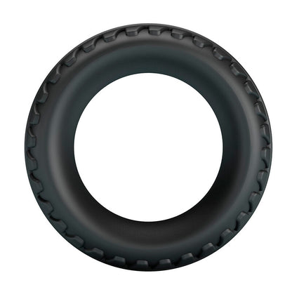 CRAZY BULL - MERRITT TEXTURED SILICONE COCK RING BLACK