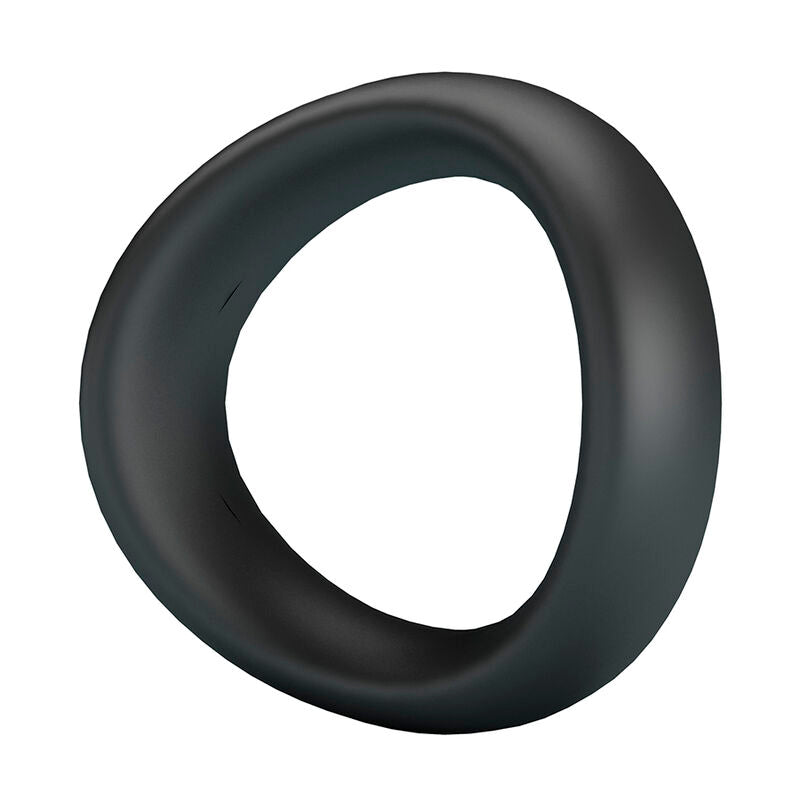 CRAZY BULL - ANILLO PARA PENE ERGONÓMICO DE SILICONA VALEN NEGRO