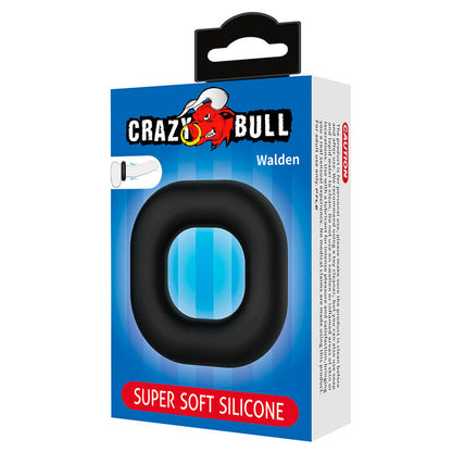 CRAZY BULL - ANNEAU PÉNIEN EN SILICONE SUPER DOUX WALDEN NOIR