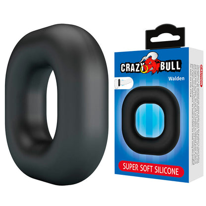 CRAZY BULL - ANNEAU PÉNIEN EN SILICONE SUPER DOUX WALDEN NOIR