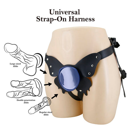 PRETTY LOVE - YETI STRAP-ON HARNESS WITH SUCTION DILDO FLESH