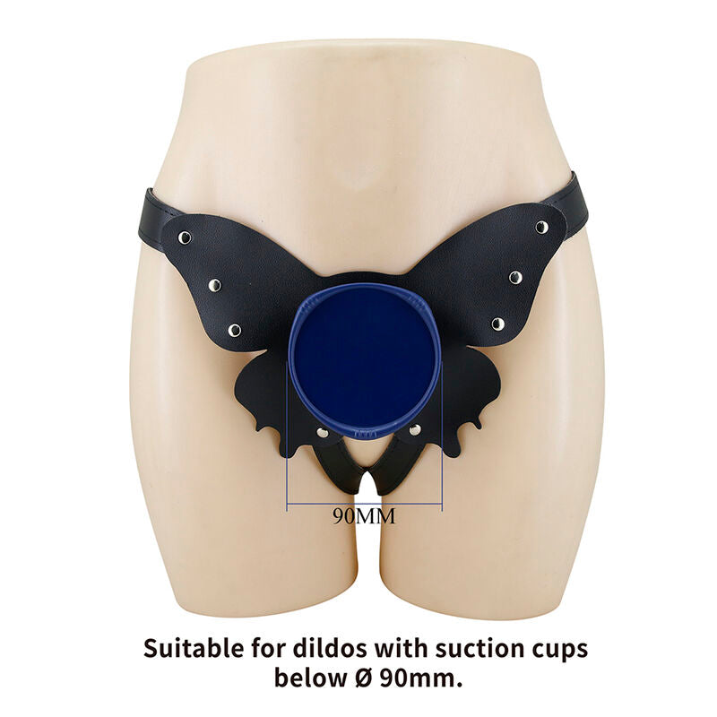 PRETTY LOVE - YETI STRAP-ON HARNESS WITH SUCTION DILDO FLESH