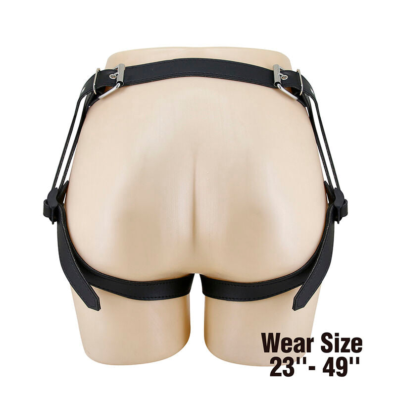 PRETTY LOVE - YETI STRAP-ON HARNESS WITH SUCTION DILDO FLESH