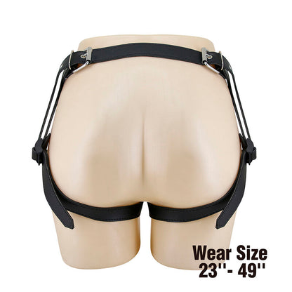 PRETTY LOVE - YETI STRAP-ON HARNESS WITH SUCTION DILDO FLESH