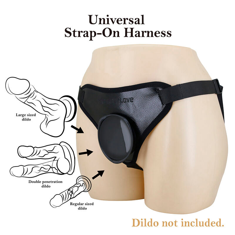 PRETTY LOVE - UNIVERSAL STRAP-ON HARNESS BLACK