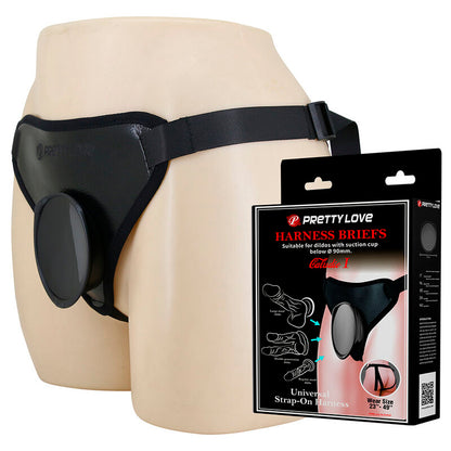 PRETTY LOVE - UNIVERSAL STRAP-ON HARNESS BLACK