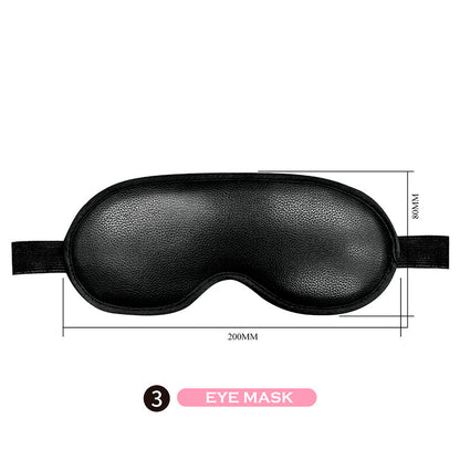 PRETTY LOVE - 8 PIECE BDSM KIT BLACK
