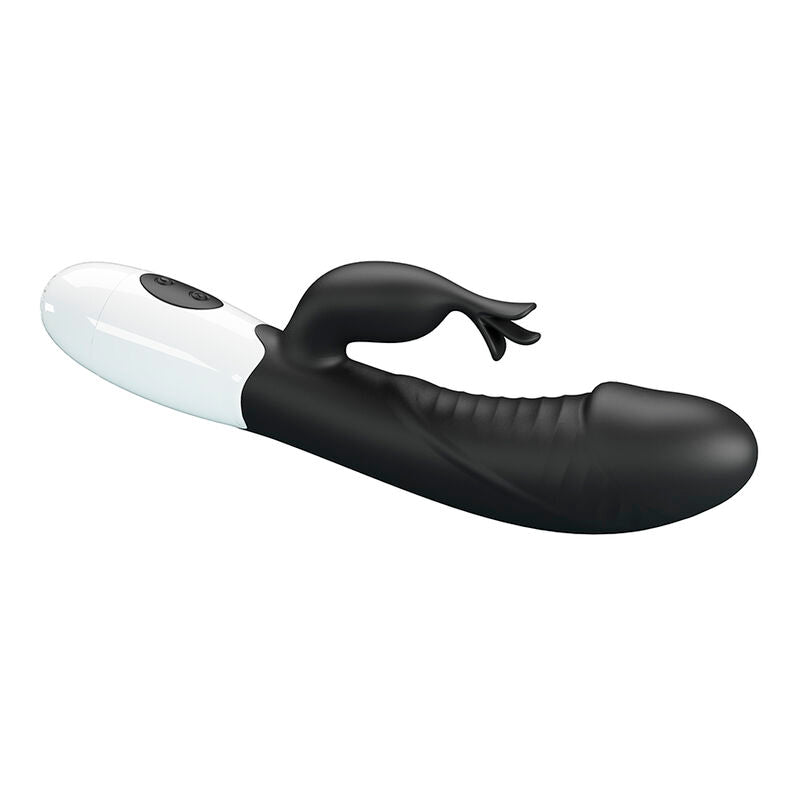 PRETTY LOVE - VIBRADOR CONEJO RASMUSSEN DE 30 FUNCIONES NEGRO