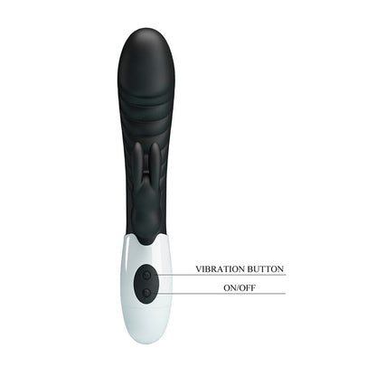 PRETTY LOVE - NAUGHTY BUNNY 30 FUNCTION RABBIT VIBRATOR BLACK