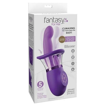 FANTASY FOR HER - ULTIMATE PLEASURE PRO PLUS RABBIT VIBRATOR PURPLE 20.3 CM