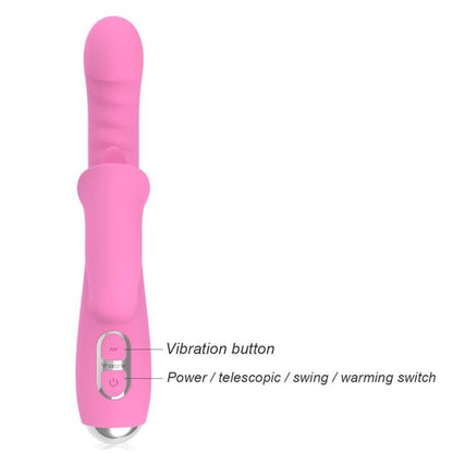 NALONE - T-MAY RABBIT VIBRATOR WITH PUSH AND OSCILLATING MOTION